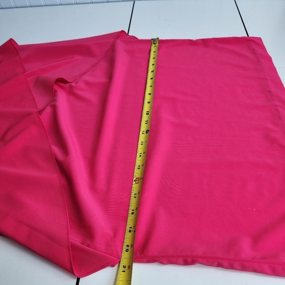 Ann Taylor Women's Tiered Hot Pink Sleeveless Layered Dress Size 6 - Picture 10 of 13